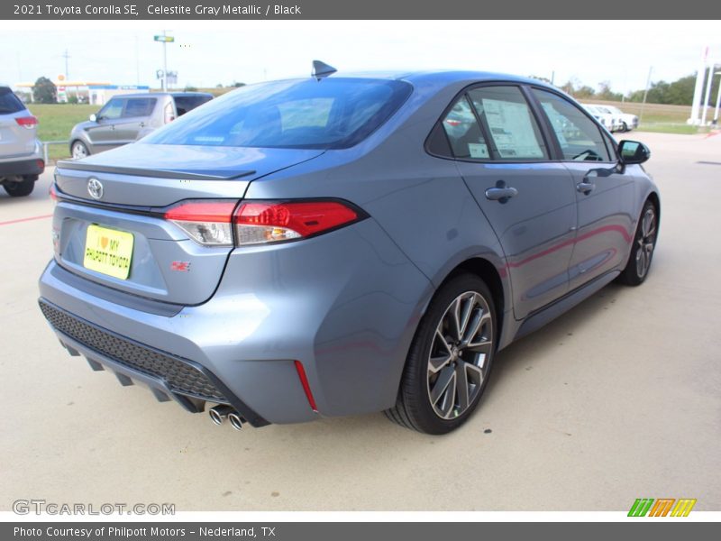 Celestite Gray Metallic / Black 2021 Toyota Corolla SE