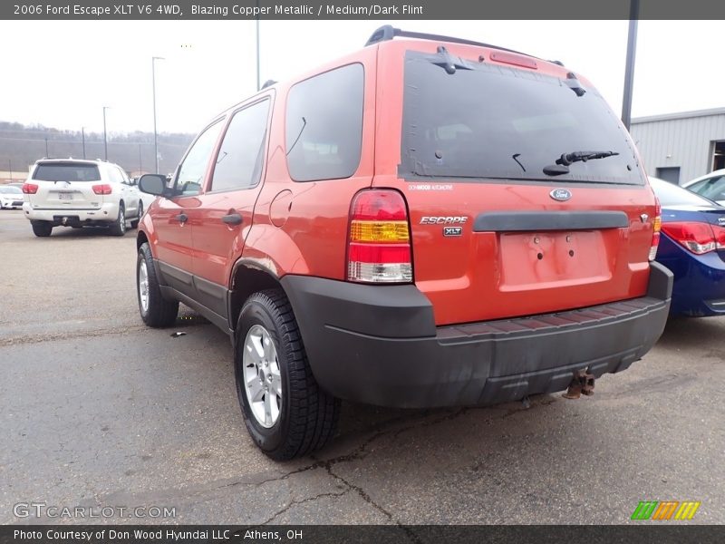 Blazing Copper Metallic / Medium/Dark Flint 2006 Ford Escape XLT V6 4WD