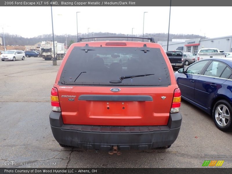 Blazing Copper Metallic / Medium/Dark Flint 2006 Ford Escape XLT V6 4WD