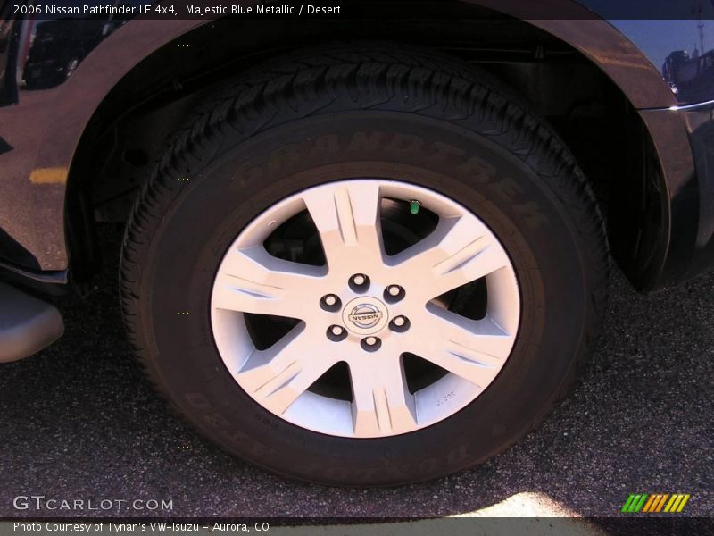 Majestic Blue Metallic / Desert 2006 Nissan Pathfinder LE 4x4