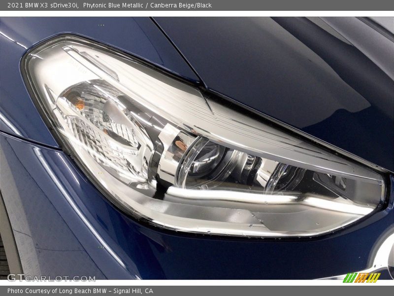 Phytonic Blue Metallic / Canberra Beige/Black 2021 BMW X3 sDrive30i