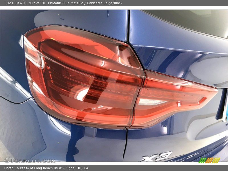 Phytonic Blue Metallic / Canberra Beige/Black 2021 BMW X3 sDrive30i