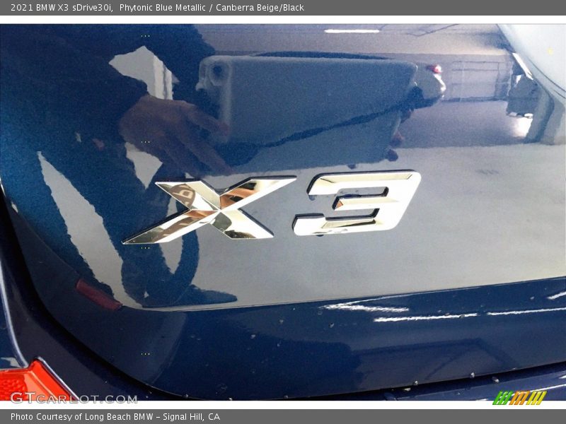 Phytonic Blue Metallic / Canberra Beige/Black 2021 BMW X3 sDrive30i
