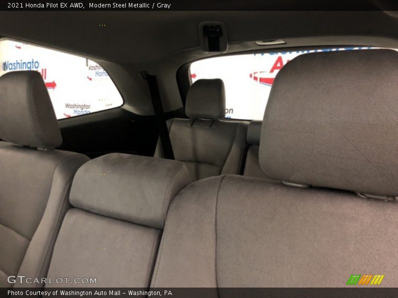 Modern Steel Metallic / Gray 2021 Honda Pilot EX AWD