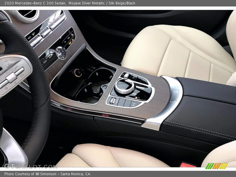 Mojave Silver Metallic / Silk Beige/Black 2020 Mercedes-Benz C 300 Sedan