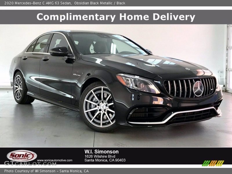 Obsidian Black Metallic / Black 2020 Mercedes-Benz C AMG 63 Sedan