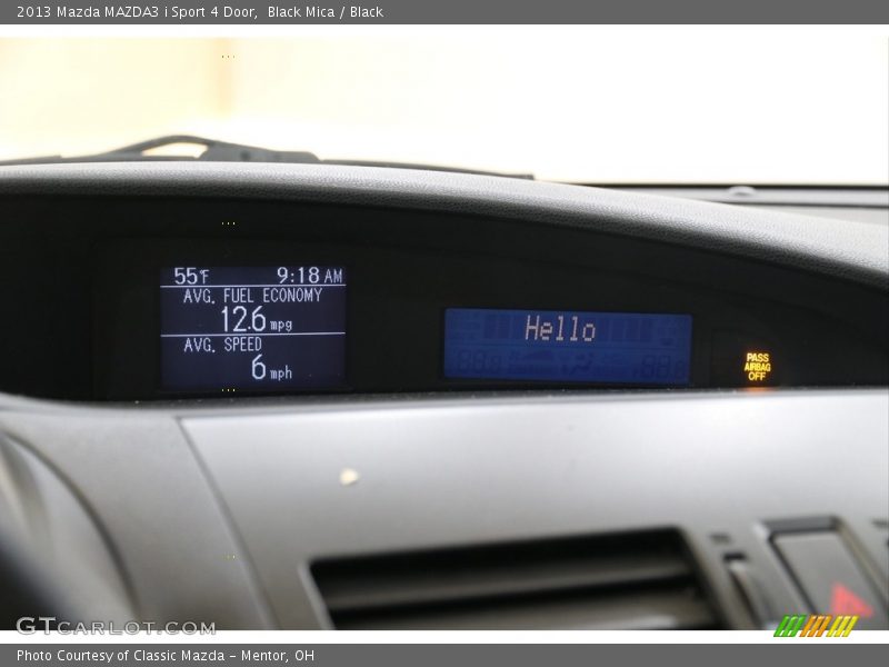Black Mica / Black 2013 Mazda MAZDA3 i Sport 4 Door