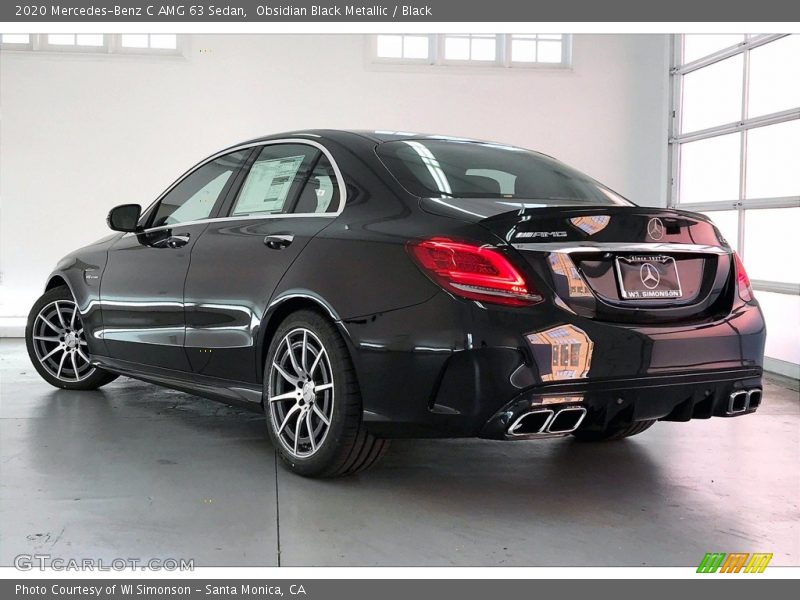 Obsidian Black Metallic / Black 2020 Mercedes-Benz C AMG 63 Sedan
