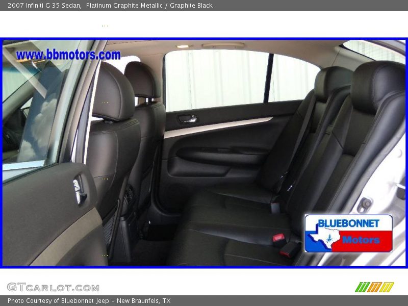 Platinum Graphite Metallic / Graphite Black 2007 Infiniti G 35 Sedan