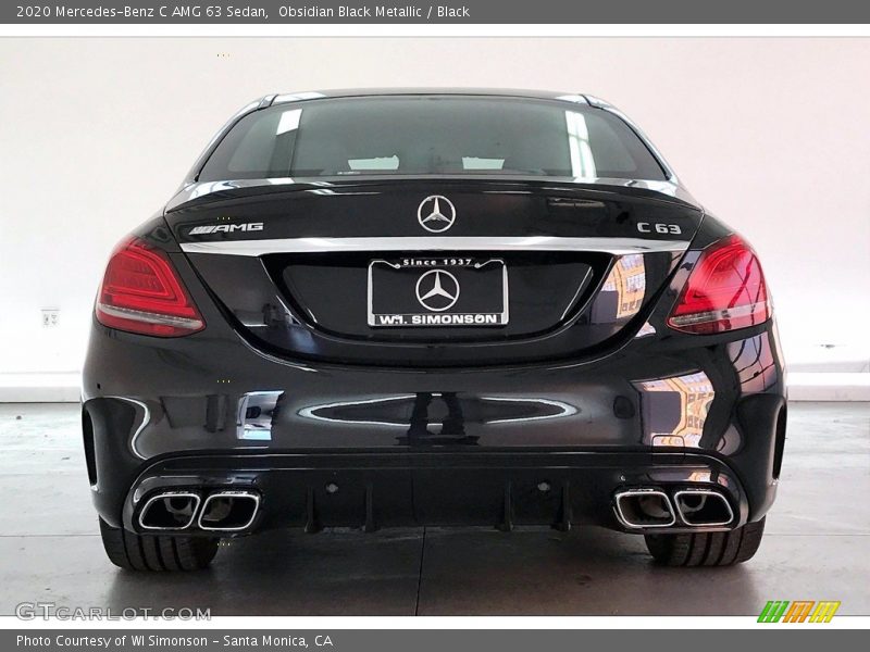 Obsidian Black Metallic / Black 2020 Mercedes-Benz C AMG 63 Sedan