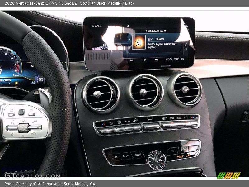 Obsidian Black Metallic / Black 2020 Mercedes-Benz C AMG 63 Sedan
