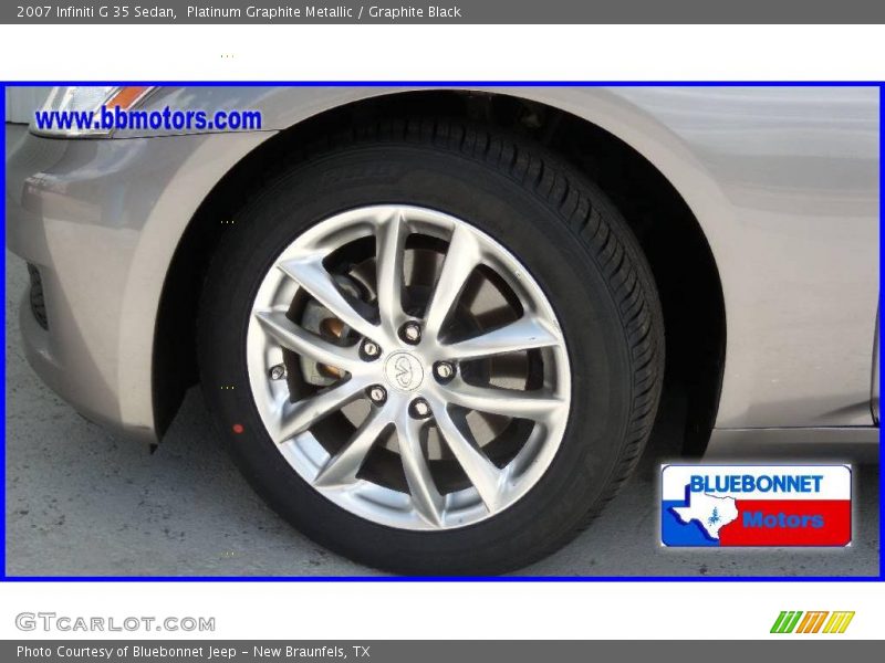 Platinum Graphite Metallic / Graphite Black 2007 Infiniti G 35 Sedan