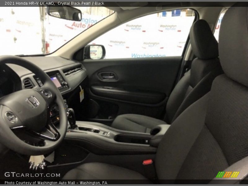 Crystal Black Pearl / Black 2021 Honda HR-V LX AWD
