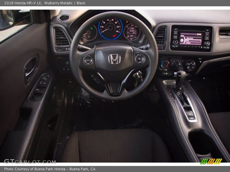 Mulberry Metallic / Black 2018 Honda HR-V LX
