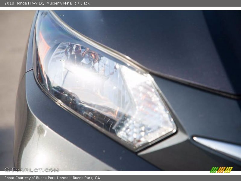 Mulberry Metallic / Black 2018 Honda HR-V LX