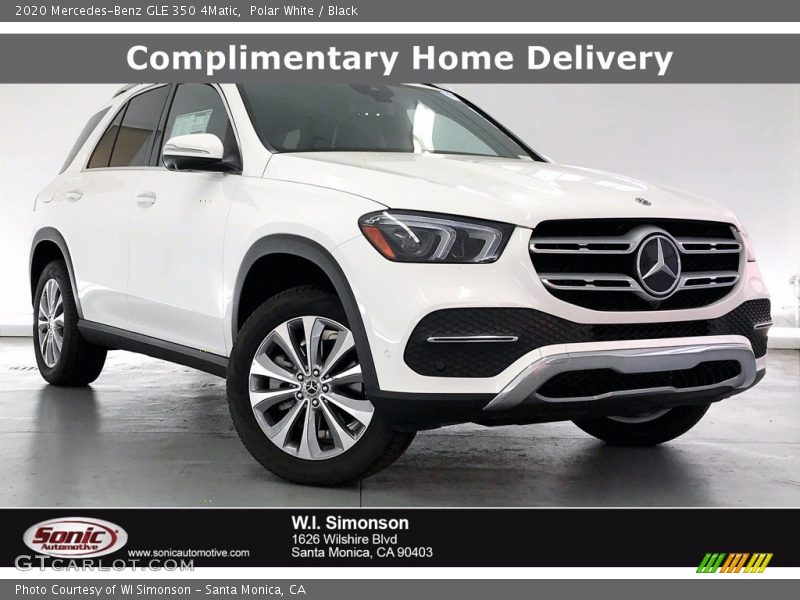 Polar White / Black 2020 Mercedes-Benz GLE 350 4Matic