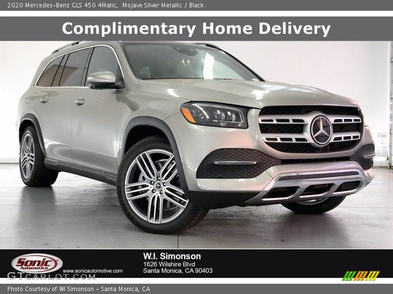 Mojave Silver Metallic / Black 2020 Mercedes-Benz GLS 450 4Matic