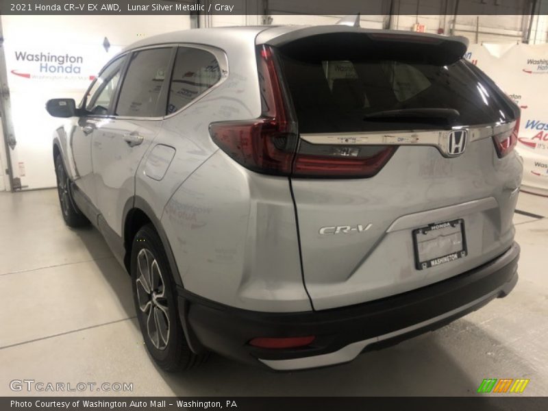 Lunar Silver Metallic / Gray 2021 Honda CR-V EX AWD