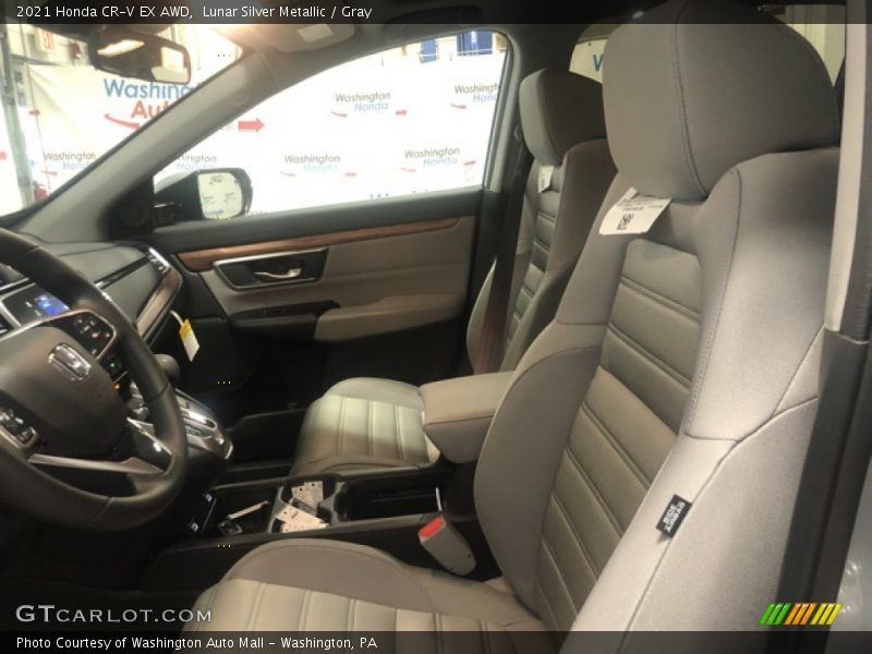 Lunar Silver Metallic / Gray 2021 Honda CR-V EX AWD