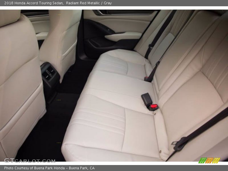 Radiant Red Metallic / Gray 2018 Honda Accord Touring Sedan