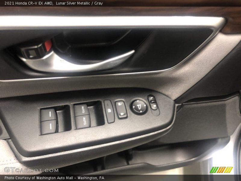 Lunar Silver Metallic / Gray 2021 Honda CR-V EX AWD