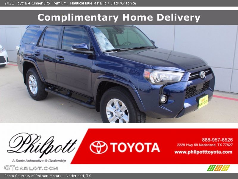 Nautical Blue Metallic / Black/Graphite 2021 Toyota 4Runner SR5 Premium