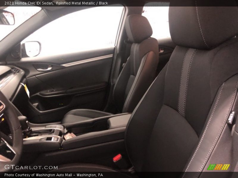Polished Metal Metallic / Black 2021 Honda Civic EX Sedan