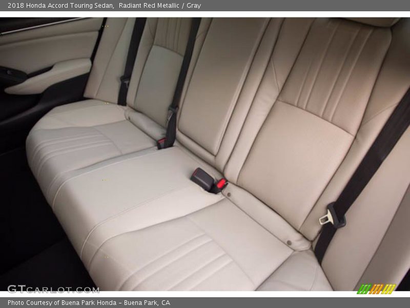 Radiant Red Metallic / Gray 2018 Honda Accord Touring Sedan