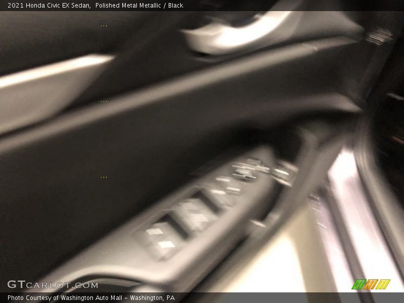 Polished Metal Metallic / Black 2021 Honda Civic EX Sedan