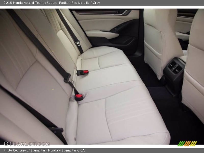 Radiant Red Metallic / Gray 2018 Honda Accord Touring Sedan