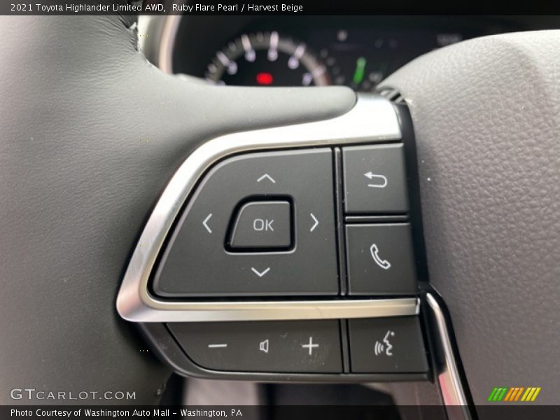  2021 Highlander Limited AWD Steering Wheel