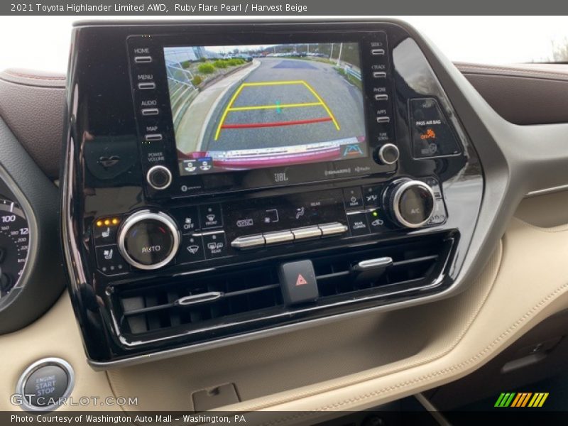 Controls of 2021 Highlander Limited AWD