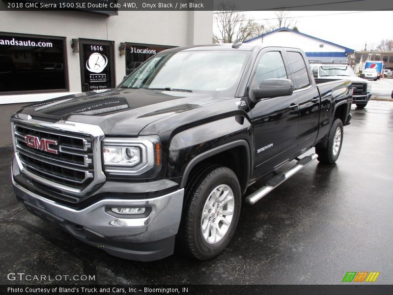 Onyx Black / Jet Black 2018 GMC Sierra 1500 SLE Double Cab 4WD