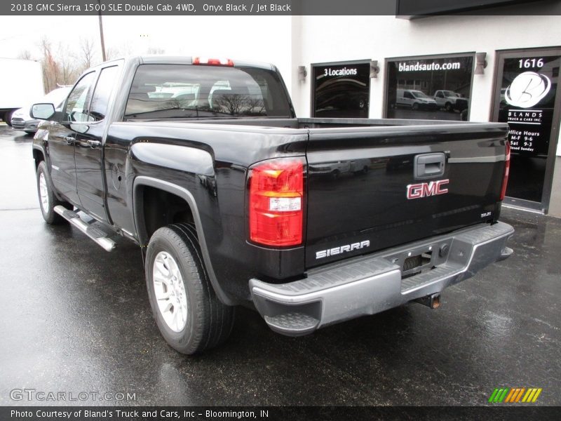 Onyx Black / Jet Black 2018 GMC Sierra 1500 SLE Double Cab 4WD