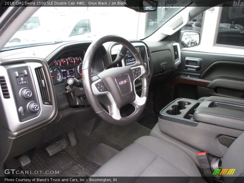 Onyx Black / Jet Black 2018 GMC Sierra 1500 SLE Double Cab 4WD