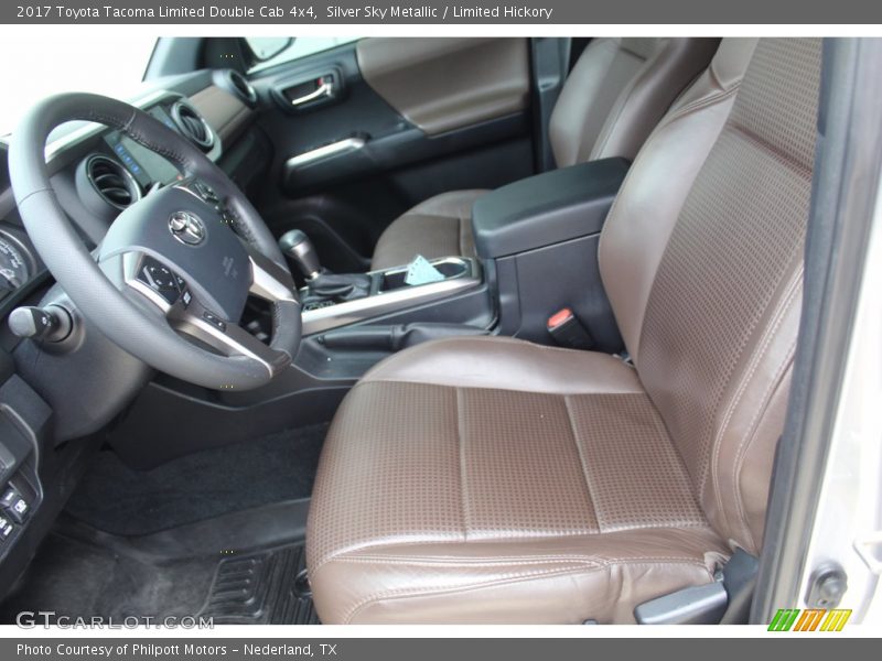 Front Seat of 2017 Tacoma Limited Double Cab 4x4
