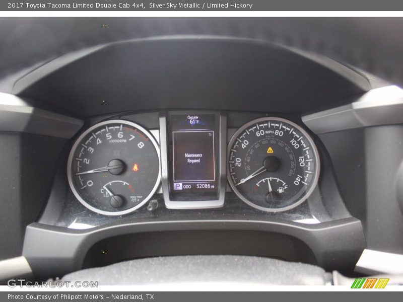  2017 Tacoma Limited Double Cab 4x4 Limited Double Cab 4x4 Gauges