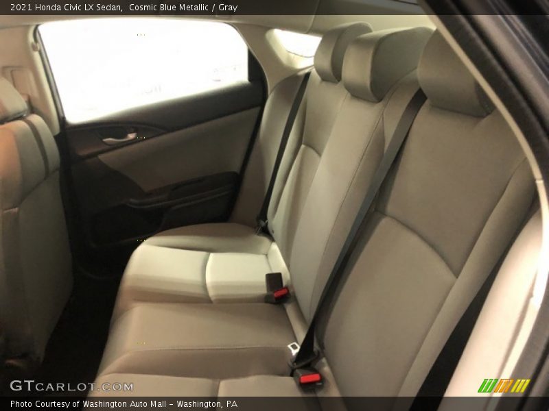 Cosmic Blue Metallic / Gray 2021 Honda Civic LX Sedan