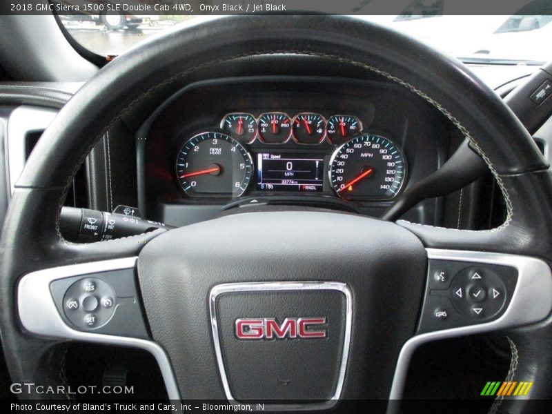 Onyx Black / Jet Black 2018 GMC Sierra 1500 SLE Double Cab 4WD