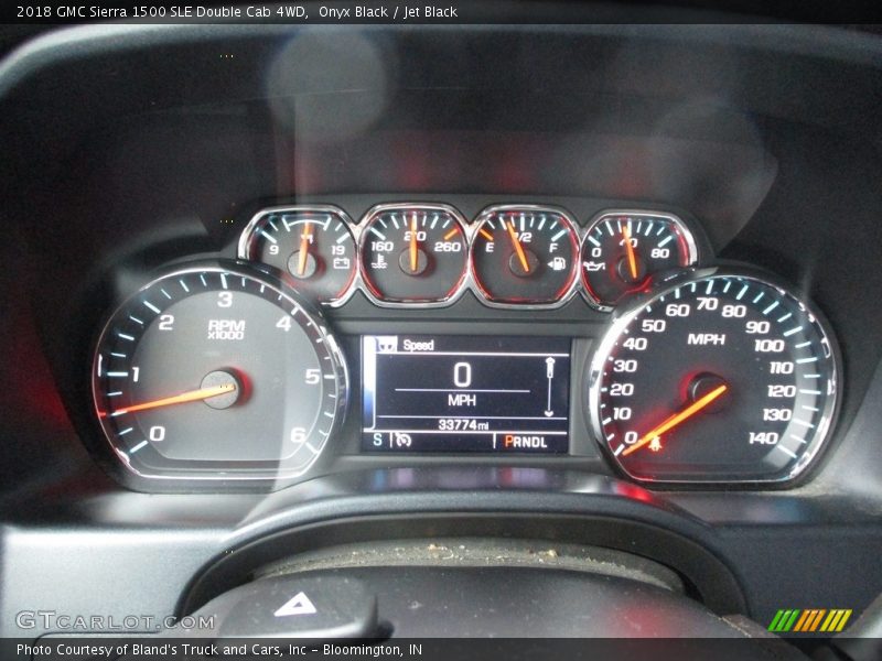 Onyx Black / Jet Black 2018 GMC Sierra 1500 SLE Double Cab 4WD