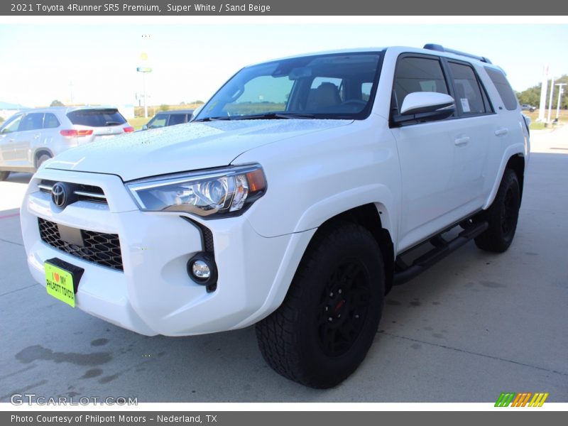 Super White / Sand Beige 2021 Toyota 4Runner SR5 Premium