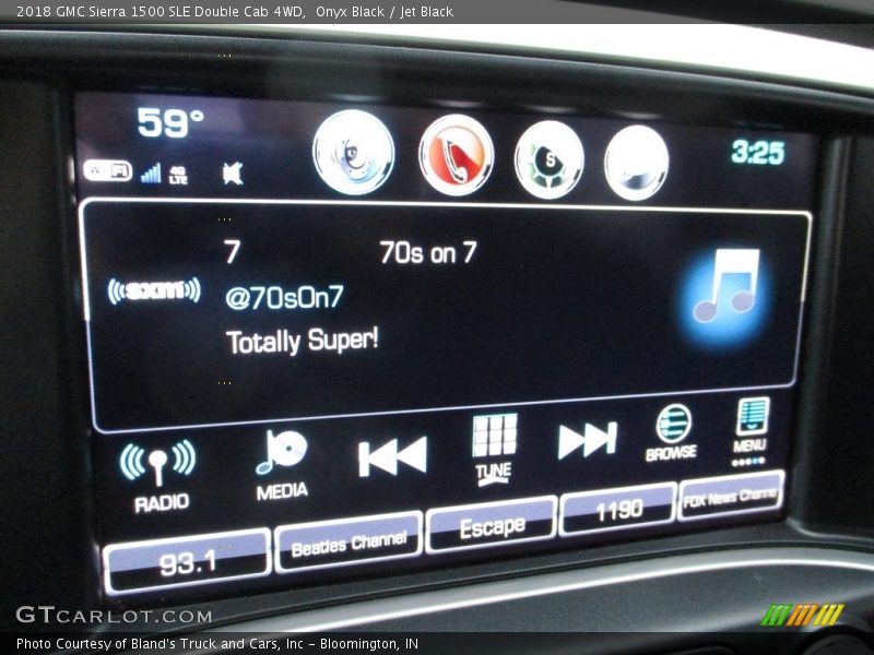 Onyx Black / Jet Black 2018 GMC Sierra 1500 SLE Double Cab 4WD
