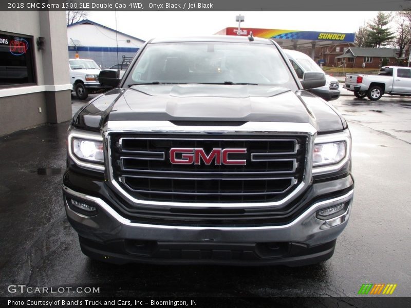 Onyx Black / Jet Black 2018 GMC Sierra 1500 SLE Double Cab 4WD