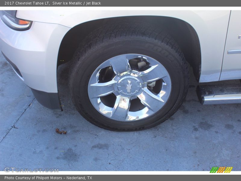 Silver Ice Metallic / Jet Black 2017 Chevrolet Tahoe LT