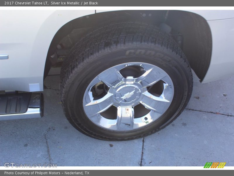 Silver Ice Metallic / Jet Black 2017 Chevrolet Tahoe LT