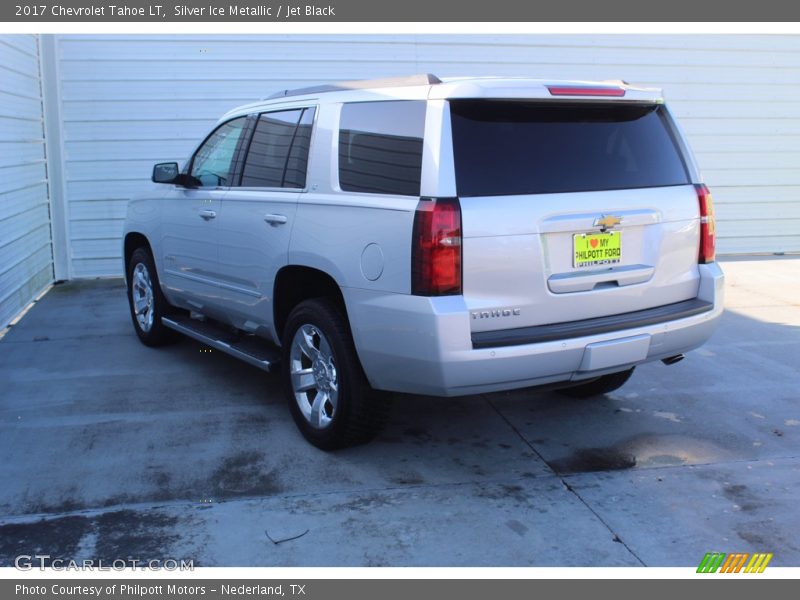 Silver Ice Metallic / Jet Black 2017 Chevrolet Tahoe LT