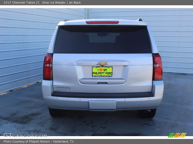 Silver Ice Metallic / Jet Black 2017 Chevrolet Tahoe LT