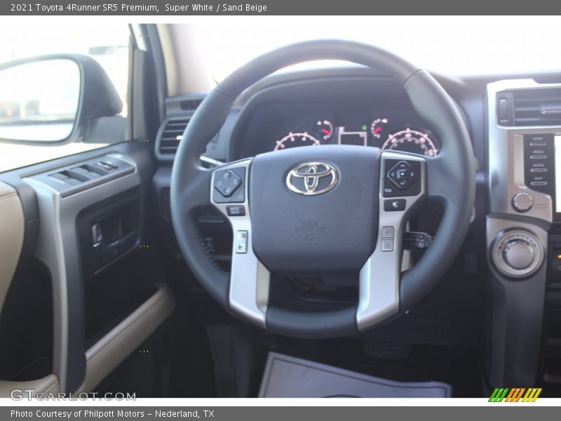 Super White / Sand Beige 2021 Toyota 4Runner SR5 Premium