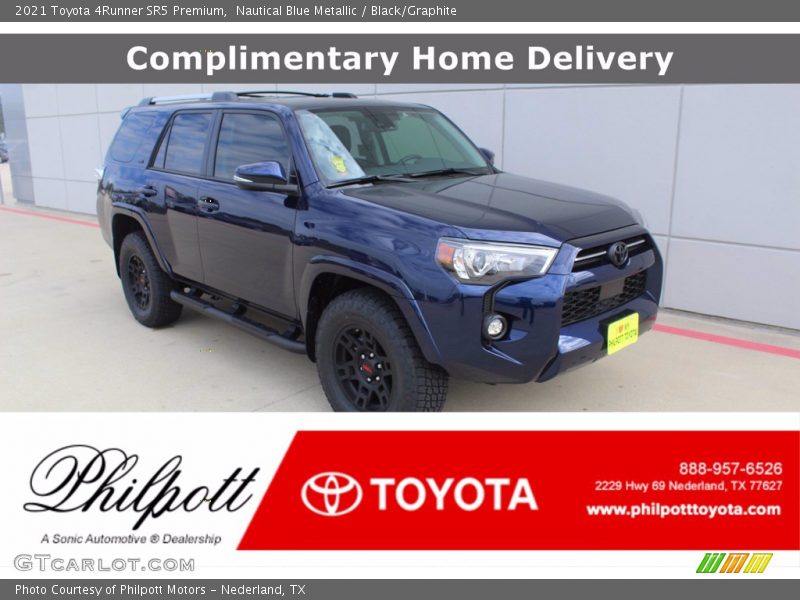 Nautical Blue Metallic / Black/Graphite 2021 Toyota 4Runner SR5 Premium