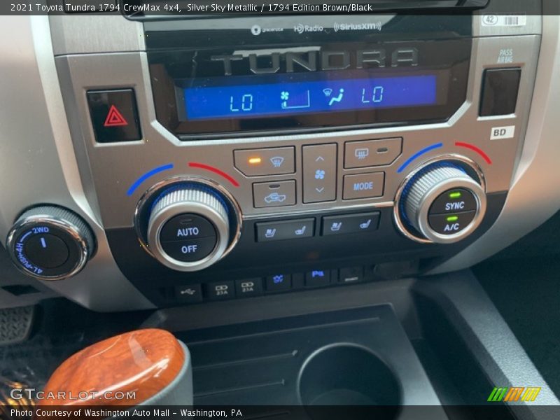 Controls of 2021 Tundra 1794 CrewMax 4x4